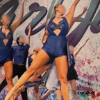 Sapphire Blue Lyrical Costume  two piece