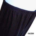 Black Velvet Pants with Reddish Iridescent Sheen  pants