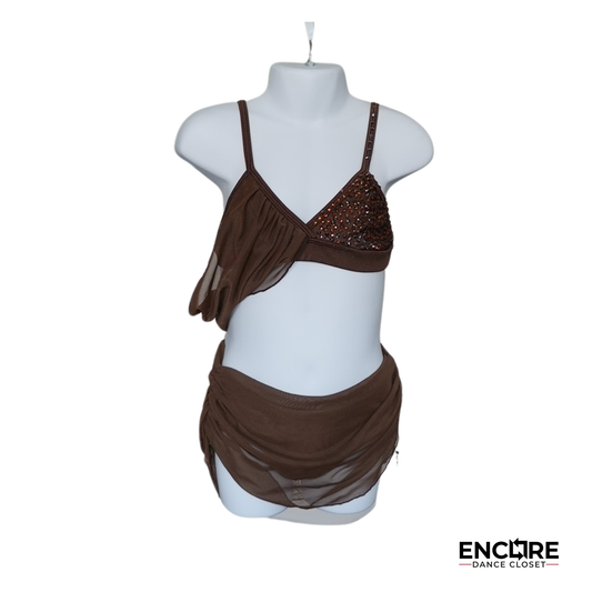 Brown Lyrical Two-Piece