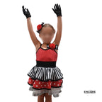 Red and White Polka Dot Jazz Costume  dress