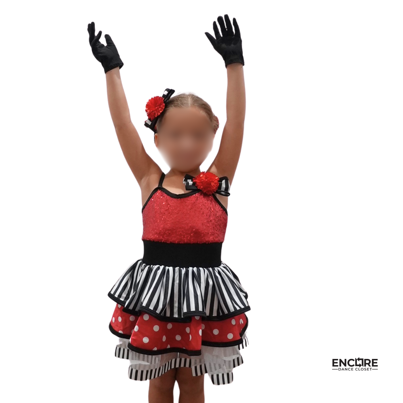 Red and White Polka Dot Jazz Costume