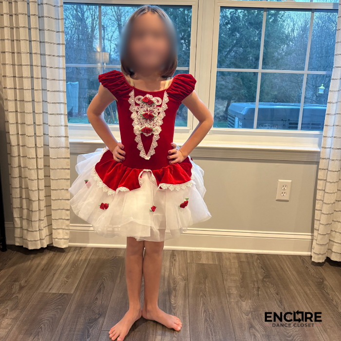 Crimson Rose Classical Ballet Tutu  dress