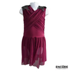 Burgundy Royale  dress