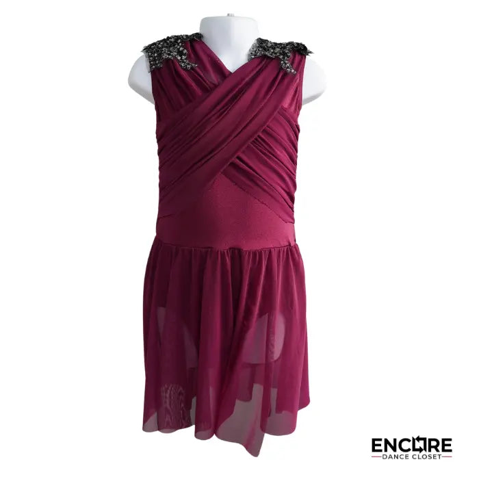 Burgundy Royale  dress