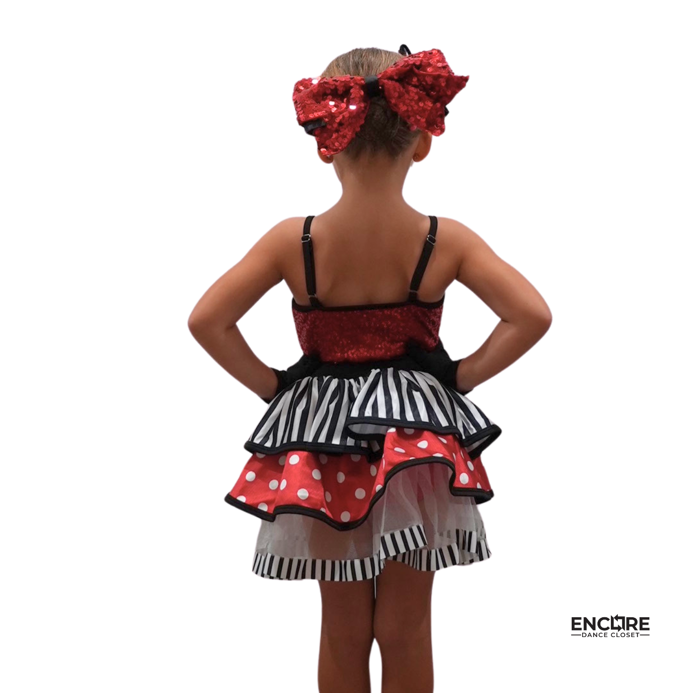 Red and White Polka Dot Jazz Costume