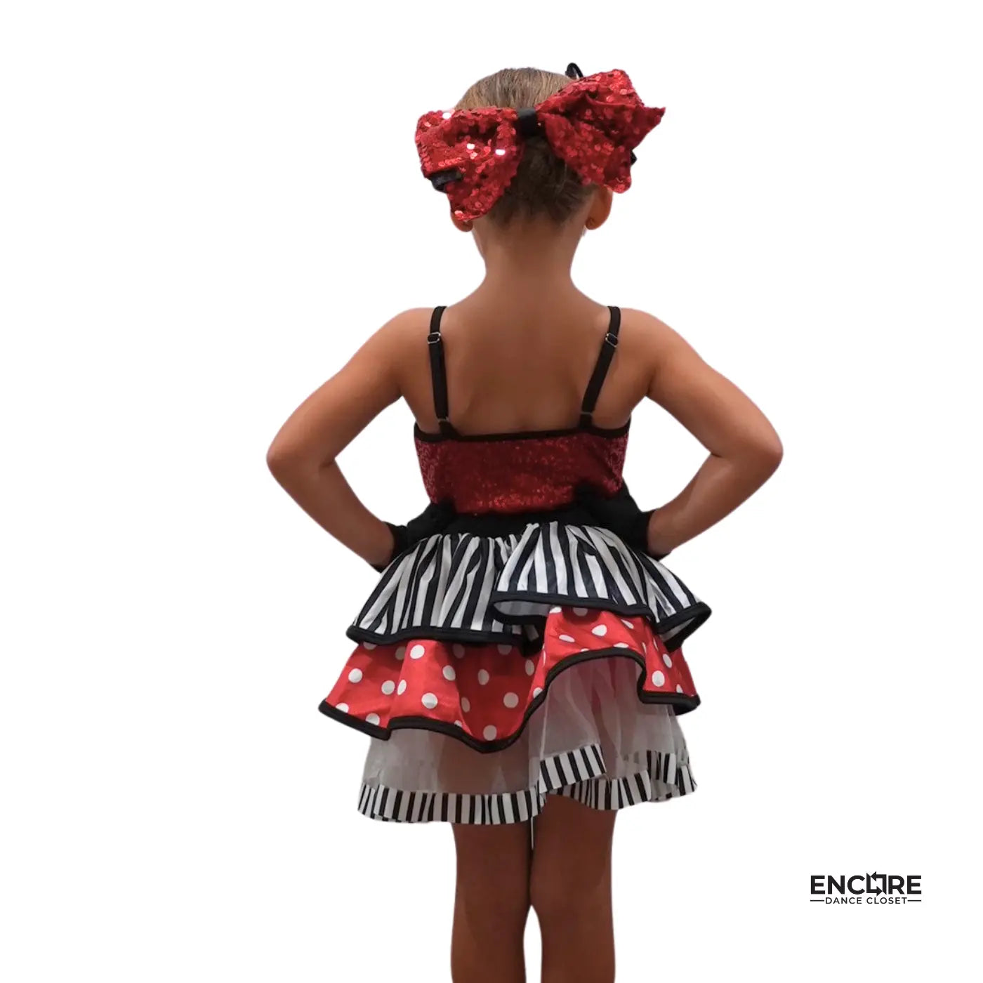 Red and White Polka Dot Jazz Costume  dress