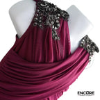 Burgundy Royale  dress