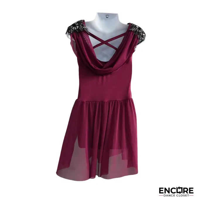 Burgundy Royale  dress