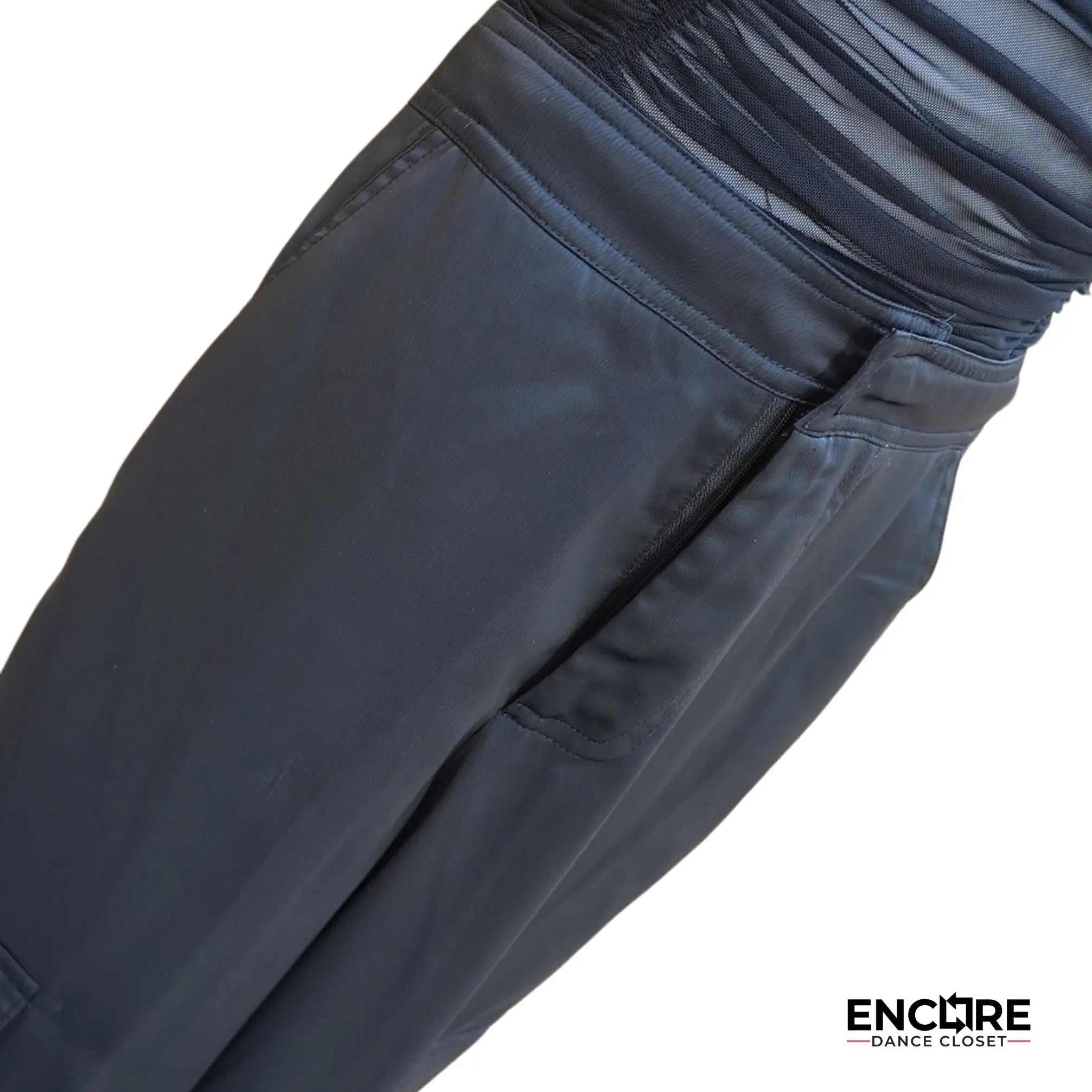 Black Cargo & Mesh Pedestrian Style  two piece