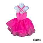 Hot Pink Sequin Dress with Removable Fringe & Tulle Skirts  dress