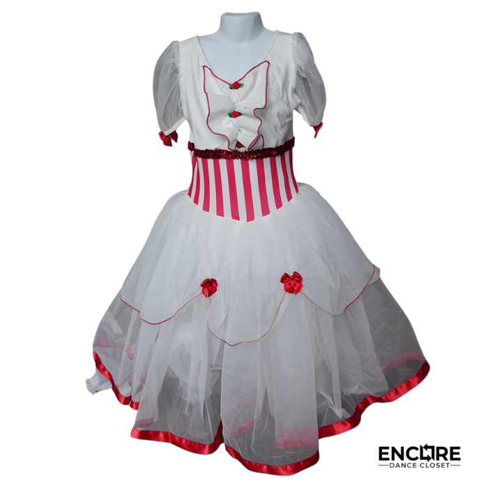 Mary Poppins Inspired White Dress