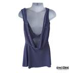 Midnight Bloom Contemporary Dress  dress