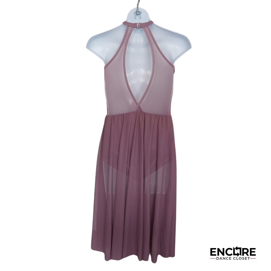 Lilac Mesh Dress