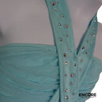 Aqua Starlight Halter  top
