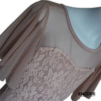 Ethereal Dusty Pink Lyrical Dress  dress