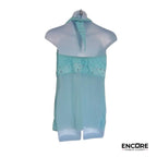 Aqua Starlight Halter  top