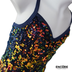Electric Fringe Jazz Costume  leotard
