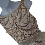 Champagne & Gold Sequin Ballet Tutu Dress  dress