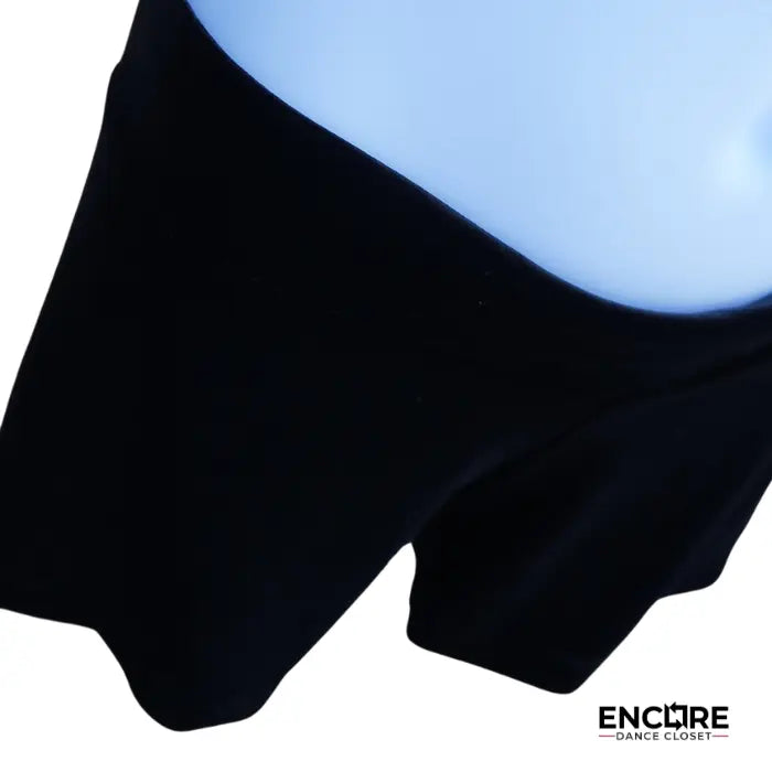 Classic Black Velvet Dance Shorts  pants
