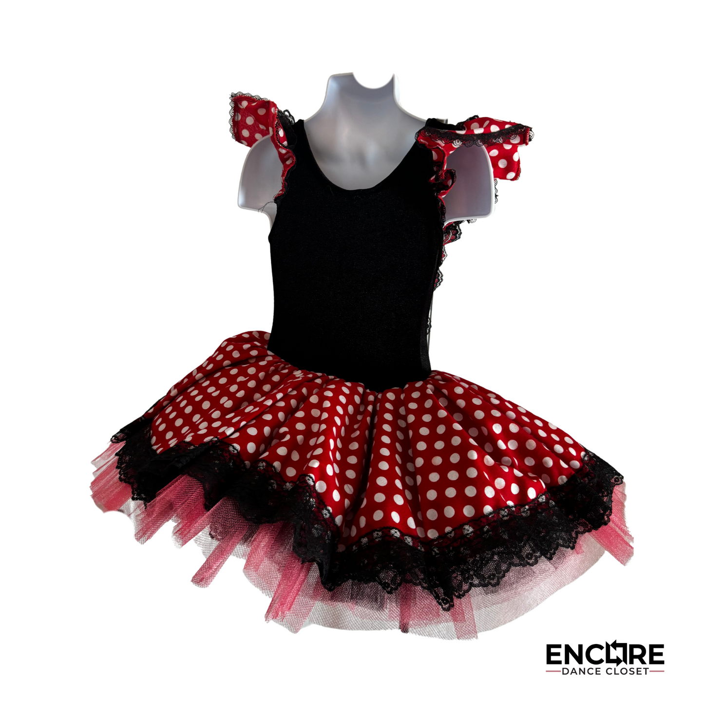 Chocolat Black and Red Polka Dot Tutu