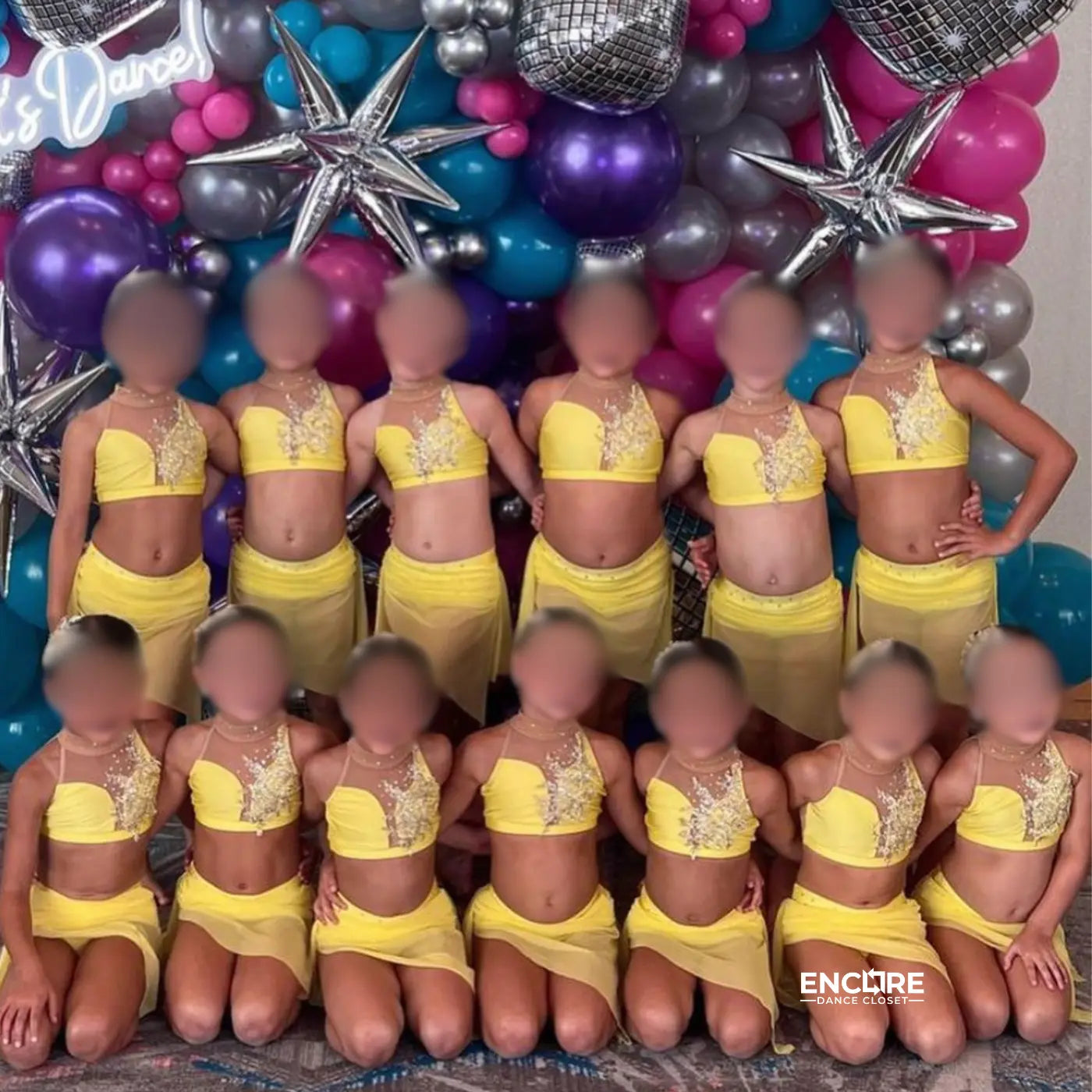 Yellow Floral Fantasy  two piece