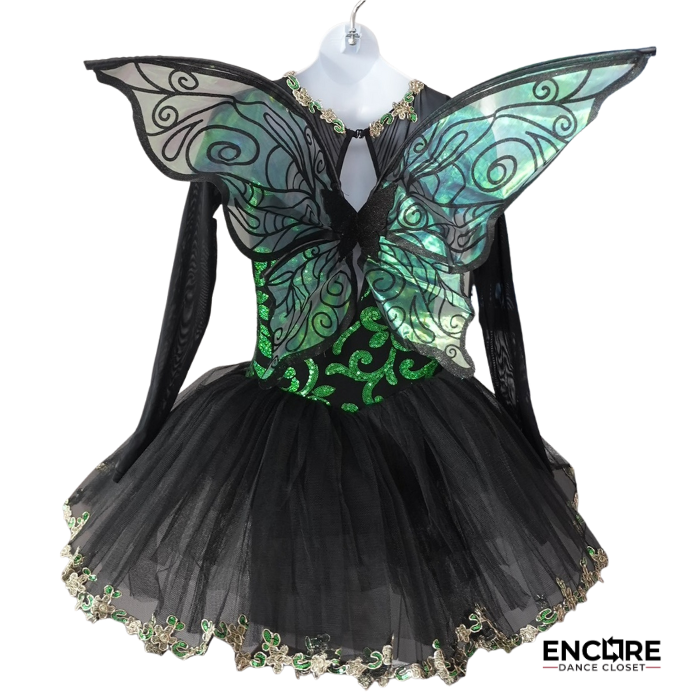 Emerald Fairy Wings Ballet Costume  dress