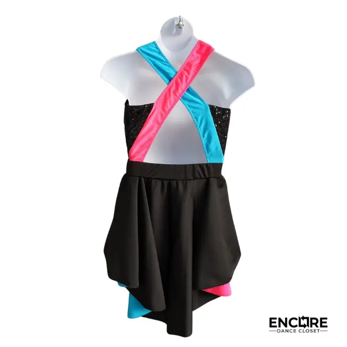 Electric Edge Sequin Leotard  dress
