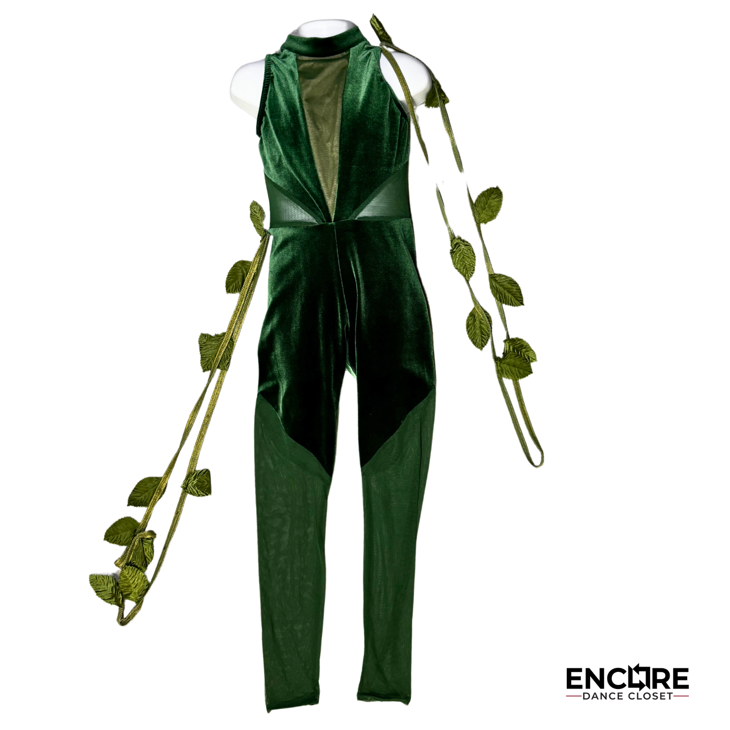 Green Velvet Unitard