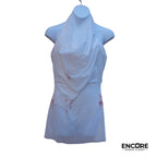White Leotard with Slip Dress  dress