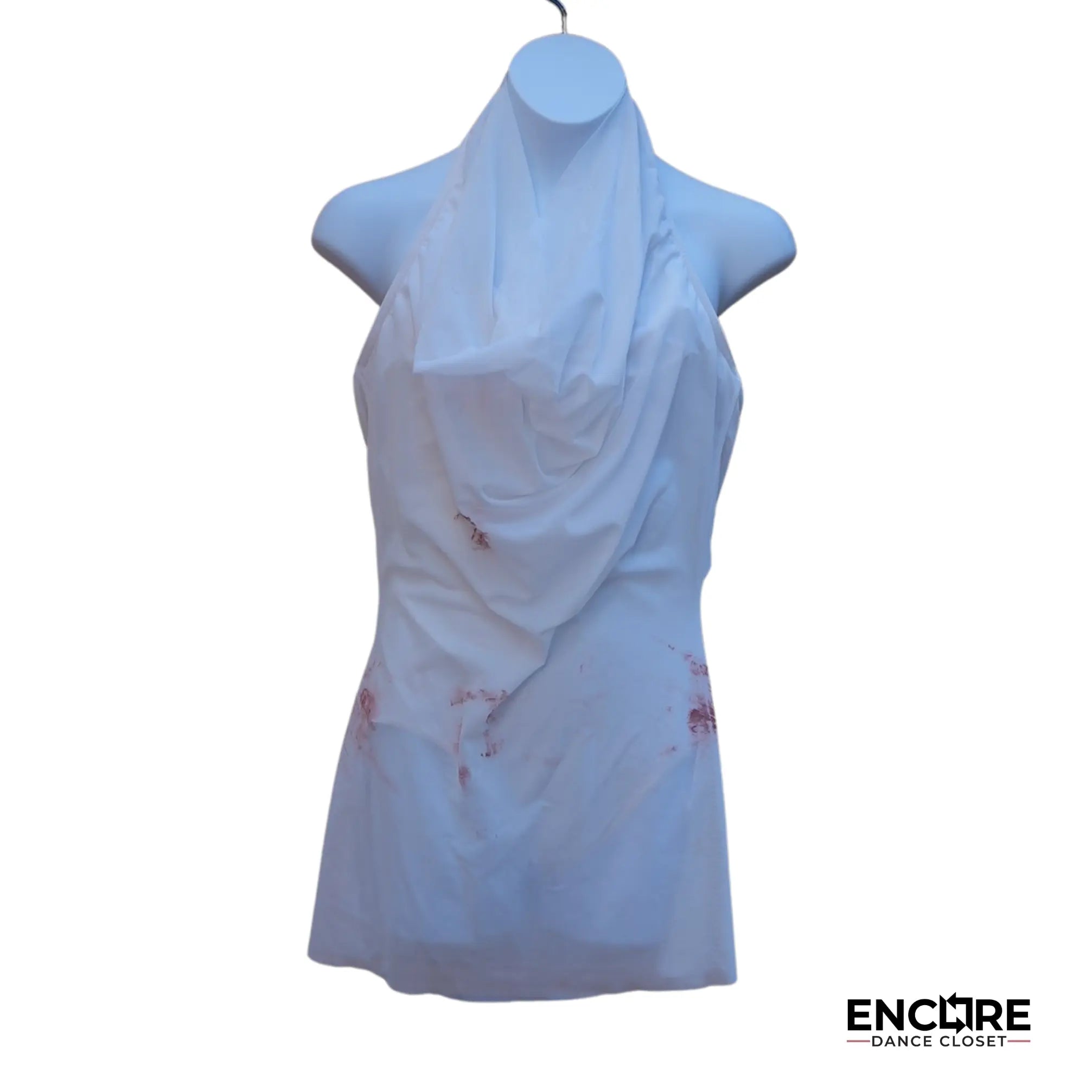 White Leotard with Slip Dress  dress