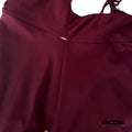 Burgundy Asymmetrical Leotard  leotard