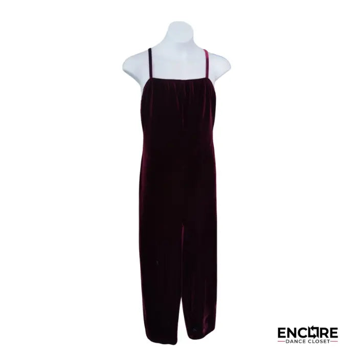 Burgundy Flow Unitard  unitard