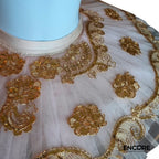 Elegant Light Pink and Gold Tutu Set  two piece