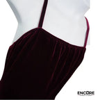 Burgundy Flow Unitard  unitard