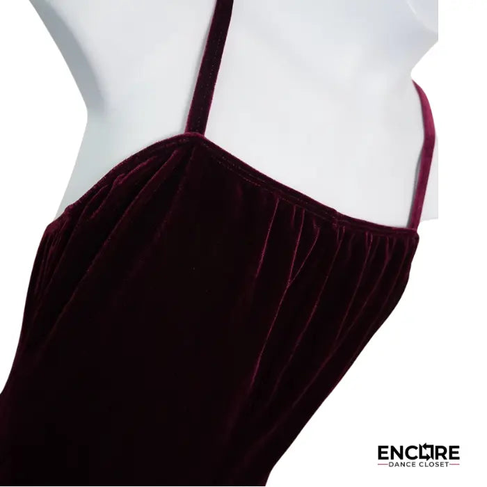 Burgundy Flow Unitard  unitard