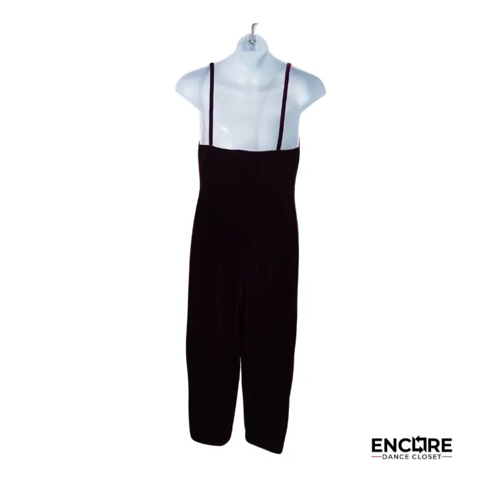 Burgundy Flow Unitard  unitard