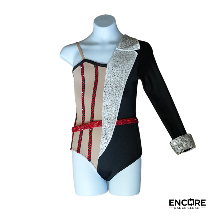 Striking Split-Design Tuxedo