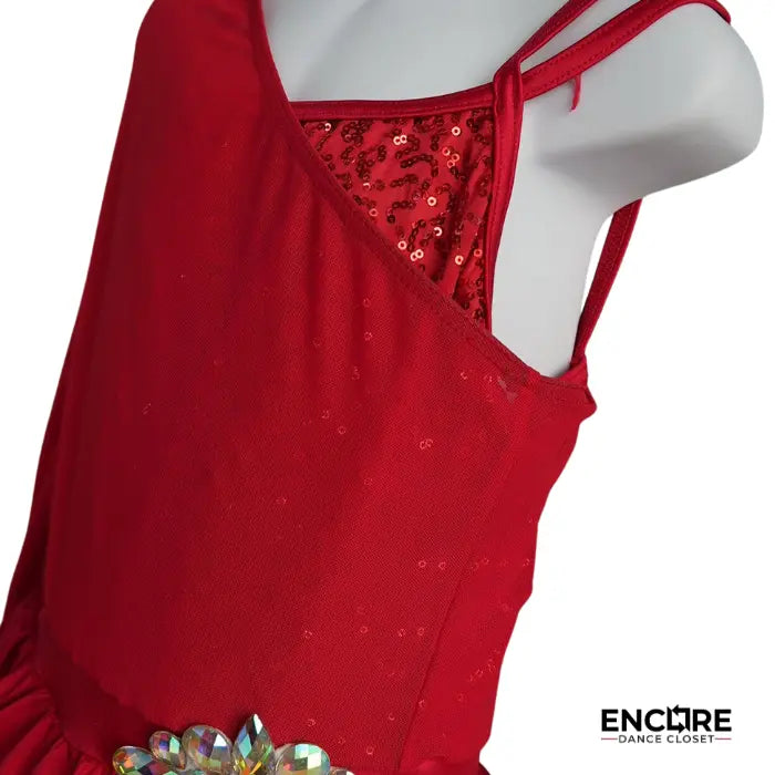 Ruby Radiance Red Dance Costume  dress