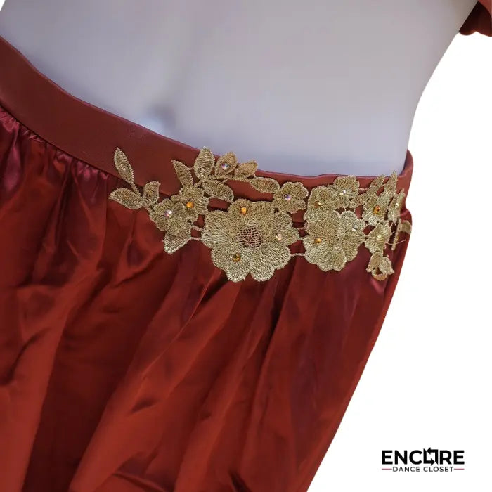 Burnt Sienna Elegance  two piece