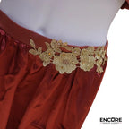 Burnt Sienna Elegance  two piece