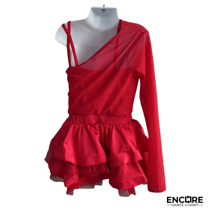 Ruby Radiance Red Dance Costume  dress
