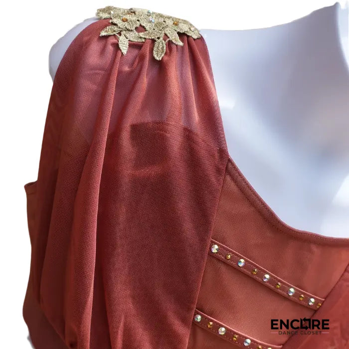 Burnt Sienna Elegance  two piece