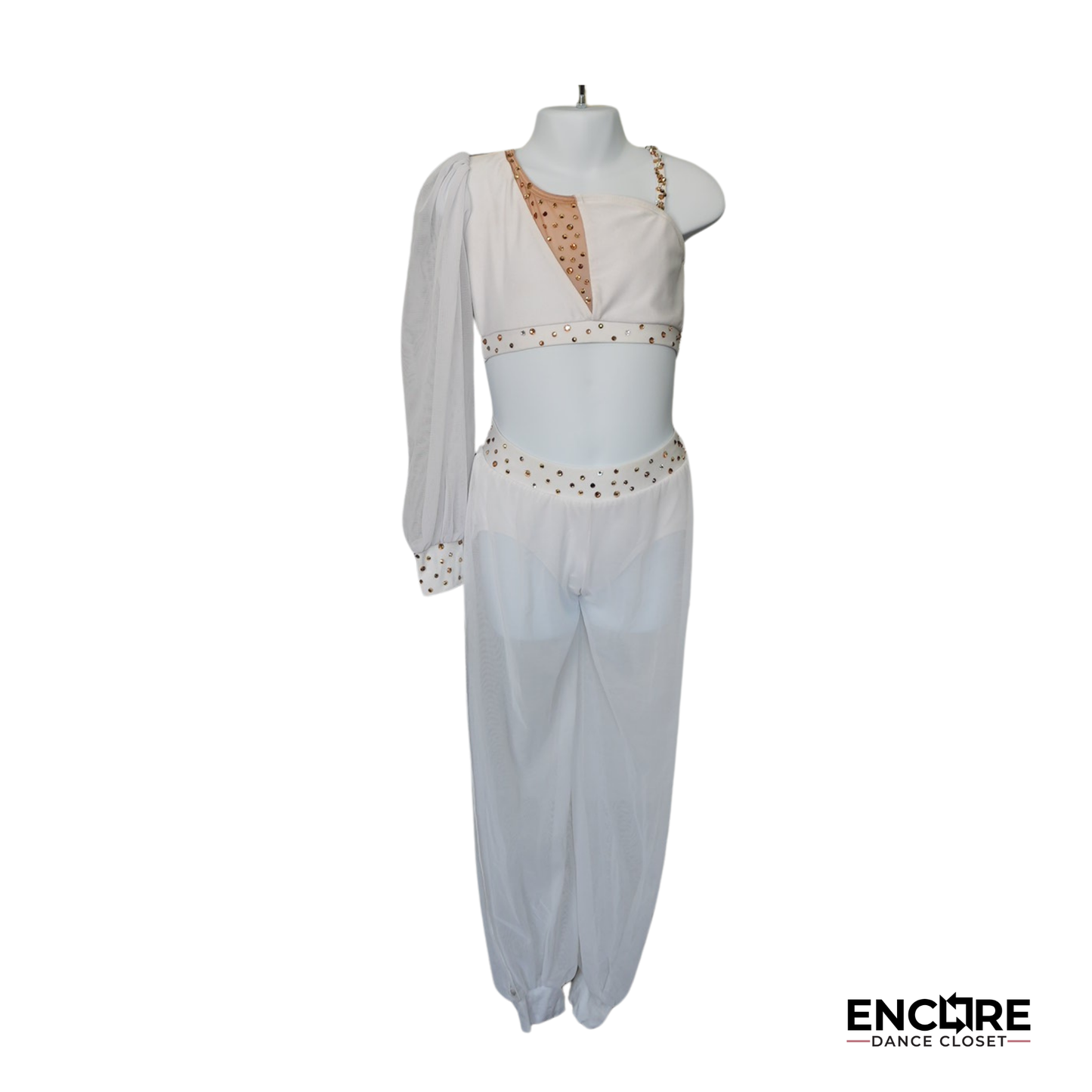 Elegant White Lyrical Costume