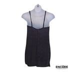 Lead Gray Shimmer Mesh Dress with Silver Sparkles  dress