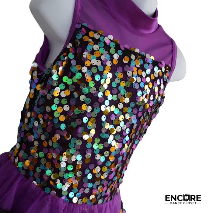 Violet Sparkle Sequin Dress  dress