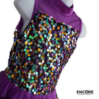 Violet Sparkle Sequin Dress  dress