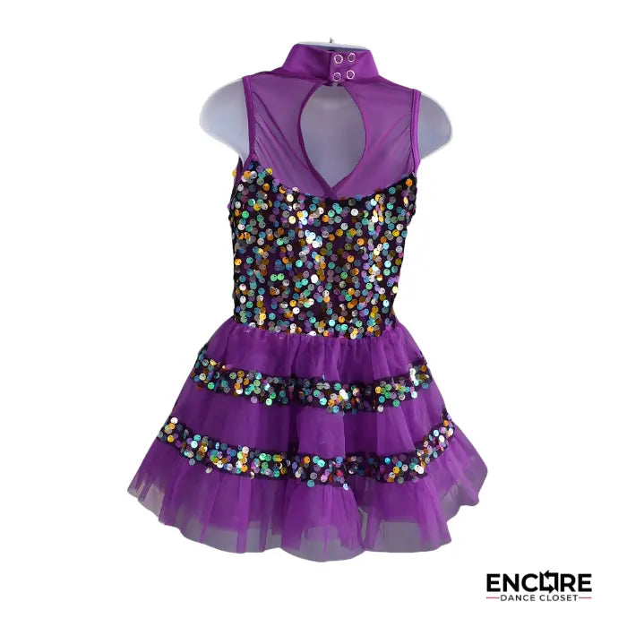 Violet Sparkle Sequin Dress  dress