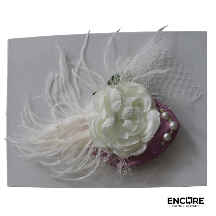 Lace Two-Piece Costume w/Pearl Detail and Choker  leotard