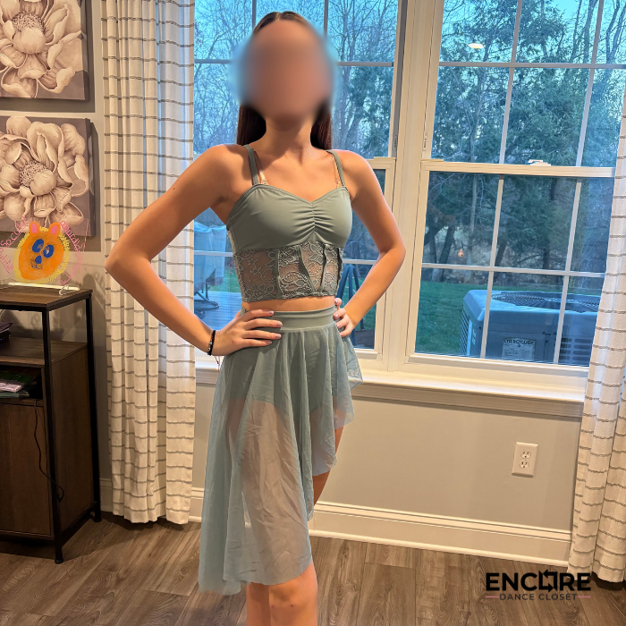 Soft Sage Serenity  dress
