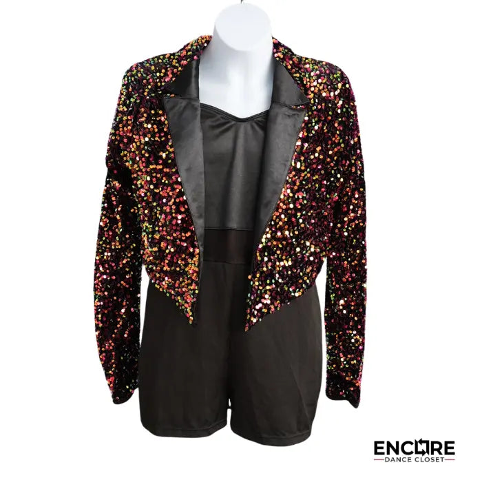 Center Stage Chic Jazz Costume  biketard